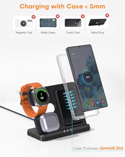 65% Off Indigotech 3-in-1 Wireless Charger for Samsung - Image 5