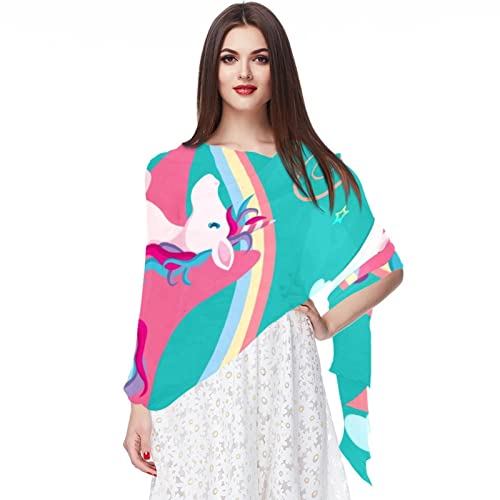 Foulard mousseline de soie élégant motif licorne vintage pour un mariage réussi
