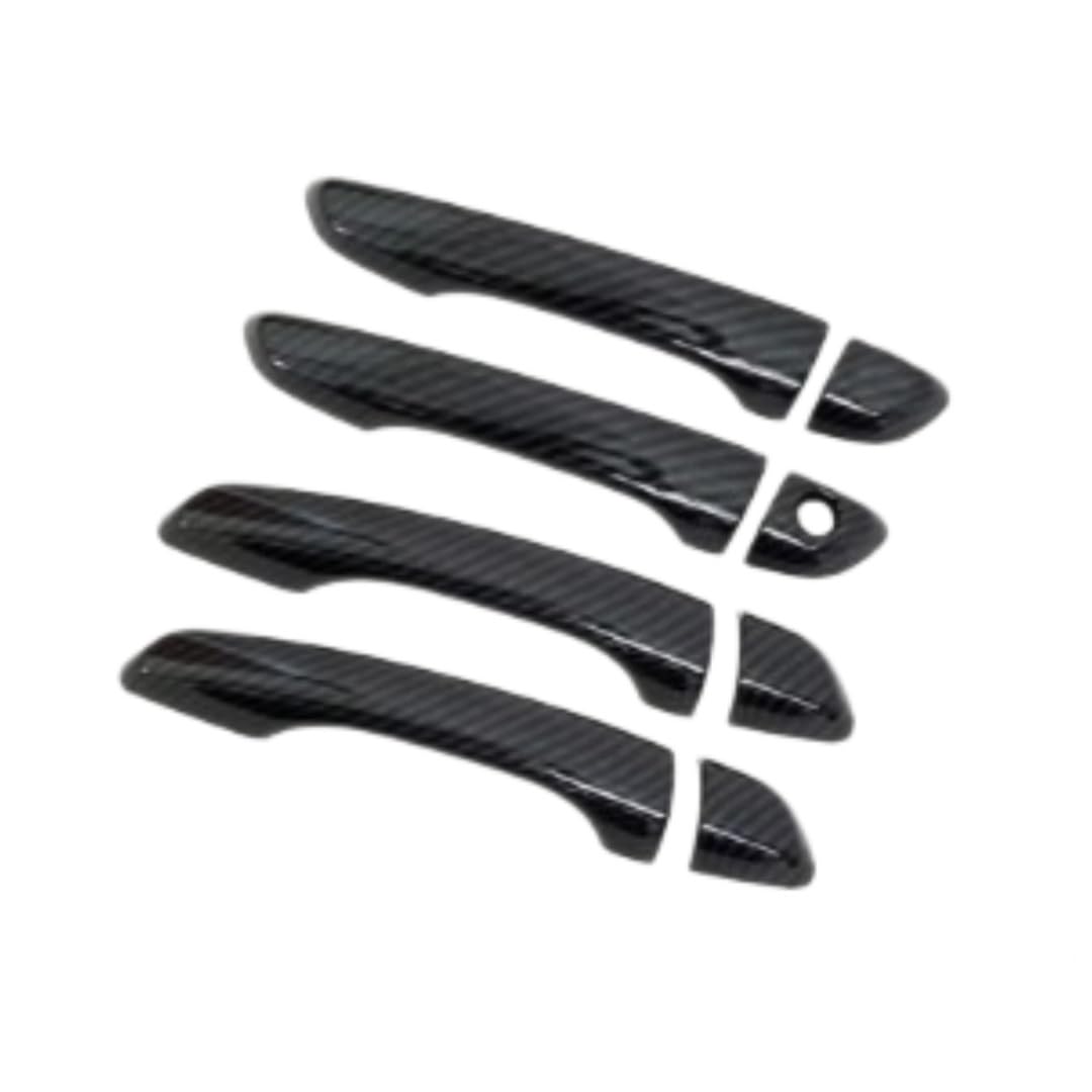 Vdcxse Handle 1 Keyhole1 Outer Door Handle Shell Car For 3008 2017~2023 Mk2 P84 Lhd Door Handle Cover Anti-Scratch Sticker Protective Accessories