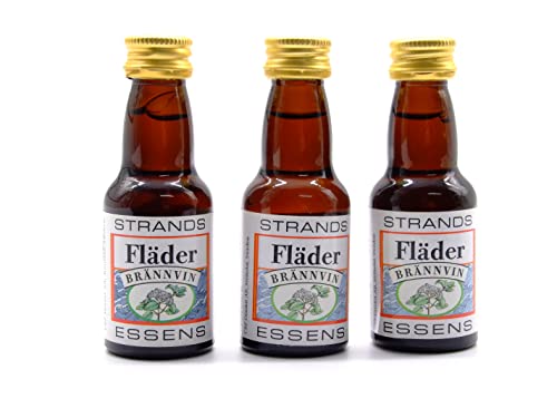 3 x Esencia Flader (Lila Negra) 25ml – Aroma Floral Delicado, No Contiene Alcohol, para Vodka y Cócteles