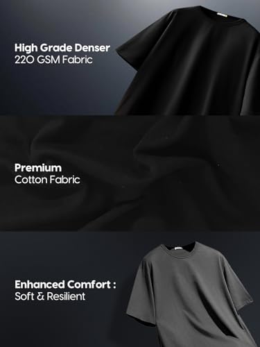 Bewakoof Men's Graphic Print Oversized Fit Half Sleeve Round Neck Pure Cotton T-Shirt