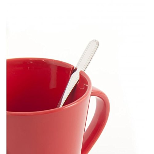 Cofix - Cup & Teelöffel rote Keramik
