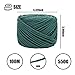 SUNTQ Cotton Cord 3mm x 328 feet, Handmade Decorations Cotton Macrame Rope, Bohemia Macrame DIY Wall Hanging Plant Hanger, Dark Green