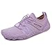HF Stride Shoes Women Slip On Walking Sneakers HF Stride Barefoot Shoes - Wide Toe Box Barefoot Hiking Water Shoes – Non-Slip Quick-Dry Amphibious Sneakers for Men & Women – Lightweight Purple