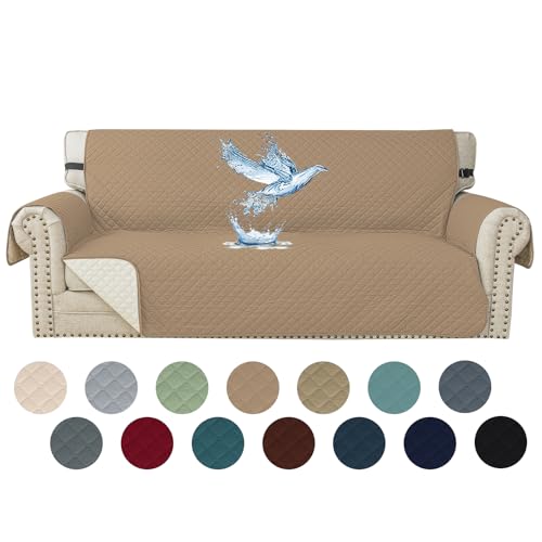 YSTELLAA 100% Wasserdicht Sofa Überzug 3 Sitzer, Couch Bezug...