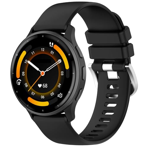 PANDA BOBO�X�g���b�v Garmin Vivoactive 4S/Venu 3S/Venu 2S/Forerunner 265S/255S/255S Music/Vivomove 3S�ɑΉ� 18mm �\�t�g�V���R�������p�r���v�o���h �X�|�[�c���X