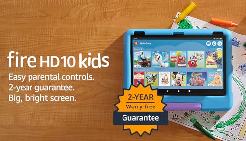 Amazon Fire HD 10 Kids tablet (newest gen) | ages 3–7, 10.1 Amazon Fire HD 10 Kids tablet (newest gen) | ages 3–7, 10.1