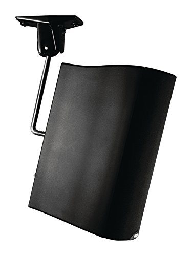 OmniMount 10.0 Wall and Ceiling Audio Mount - Black with Stainless Steel - Thumbnail 3