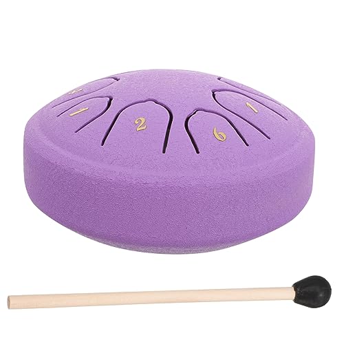 Yardwe Mini Tongue Drum Boys and Girls Percussion Musical Instrument Hand Drum for Adults Steel Pan