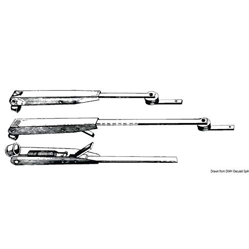 OSCULATI Bras INOX essuie-Glace téléscop. réglab. 325/460mm