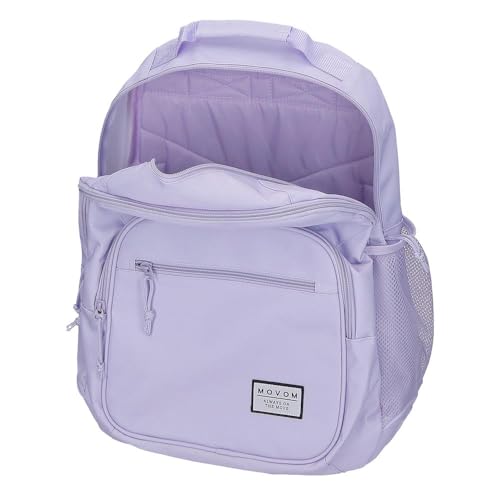 Mochila Movom escolar morada de 42 cm que alivia el peso en la espalda 4