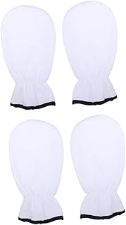 Beatifufu 2 pares de luvas de cuidados de manutenção, luvas femininas Guantes de para Mujer, luvas de parafina, forros de banho de parafina para mãos e mãos luvas de cera para as mãos