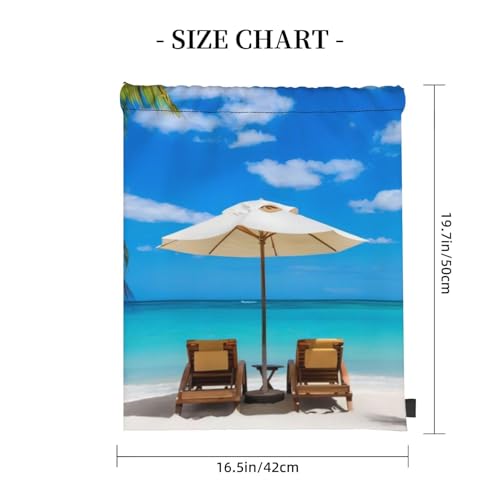 Sac à dos décontracté de plage avec cordon de serrage pour transporter vos essentiels - 4