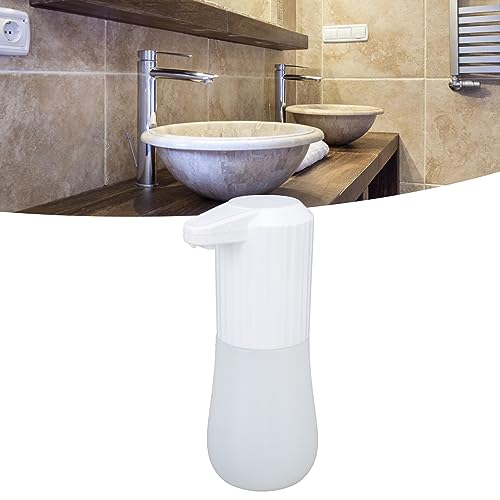 Yuecoom Automatic Soap Dispenser, White 600ml Large Capacity Automatic Sensor Hand Soap Dispenser, Multi Occasion Dish Soap Dispenser for Kitchen Sink Bathroom(Spray)