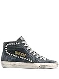 Golden Goose Luxury Fashion Damen GWF00115F00032390100 Schwarz Leder Hi Top Sneakers | Jahreszeit Permanent