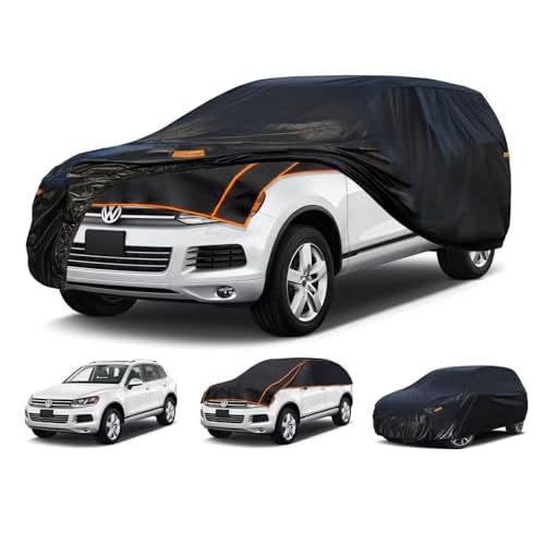 Kayme Hail Protector Car Cover Custom Fit for Volkswagen Touareg SUV, Anti Hail Blanket with Multilayer Thickened Design, Hail Proof & All Weather Out