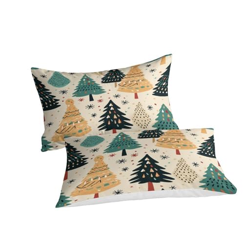Housse de couette Noël 200x200 microfbre lit double avec taies - 5