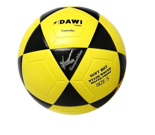 Bola De Futevôlei Altinha Dawi Competition Oficial Futvolei (AMARELO E PRETO)