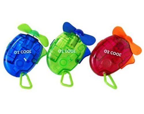 O2-Cool Carabiner Water Misting Fan, Colors May Vary (1 Fan Included)