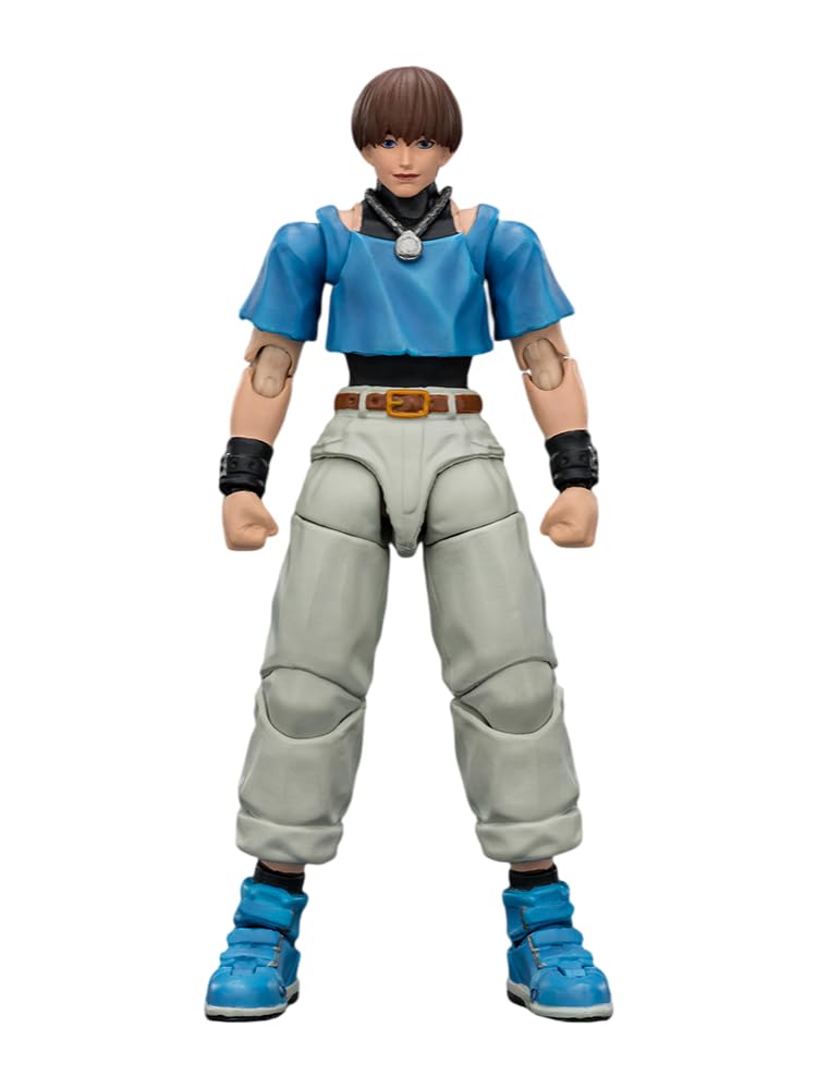 JOYTOY SNK 1/18 Action Figure KOF '98UM Orochi Team Chris 4" Painted Finished Model Collectible Figurine Gifts