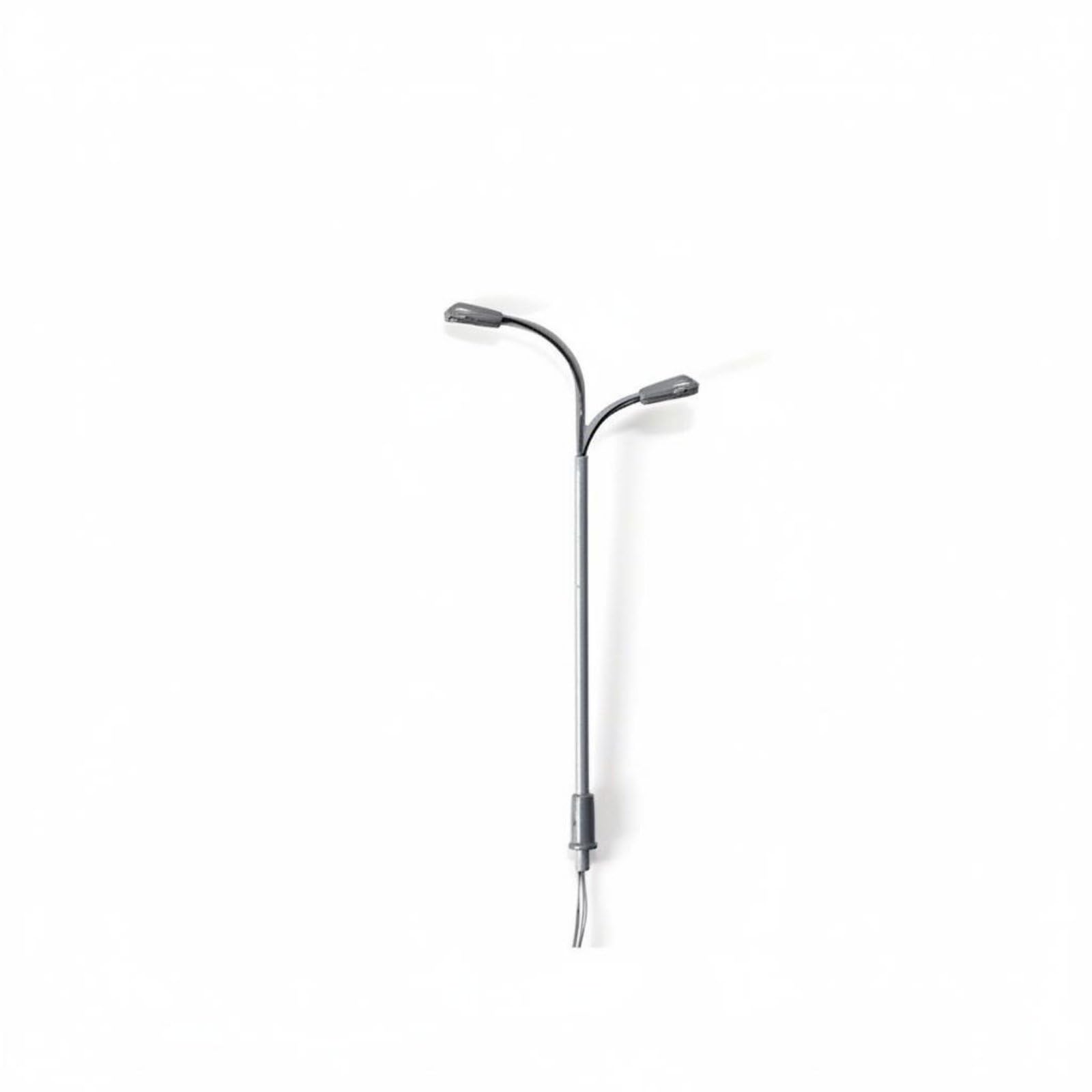 BNF®12V Low Voltage Double Head Street Lamp Model – Realistic Miniature LED Lamppost for Hobbyists, Architects, Sand Tables & Dioramas – Scale Model Street Light-image-8