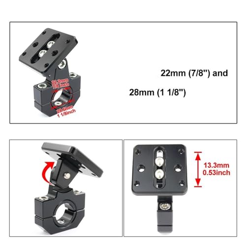 Extension de guidon robuste en aluminium pour MT-09 et MT-07 - 5