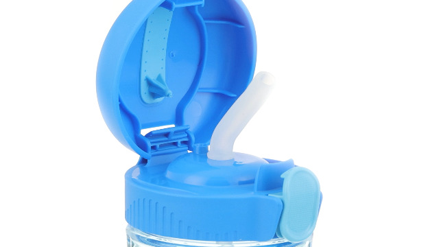 Sistema Hydrate Quick Flip Water Bottle | 520 ml | Sports Water Bottle with Straw | Kids Water Bottle in Assorted Colours