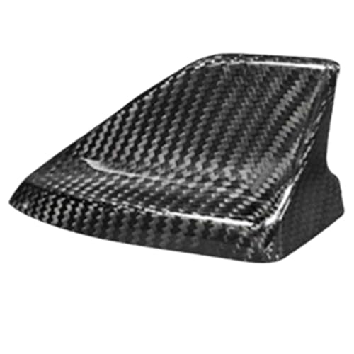 Aleta de techo de fibra de carbono real con protección UV para coche Mustang 2015-2024