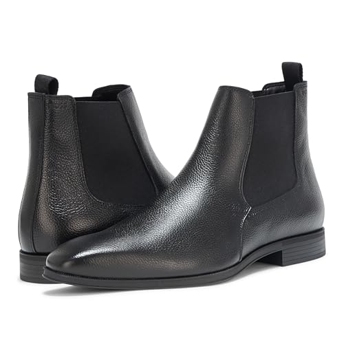BOSS Men's Theon Leather Chelsea Boot3