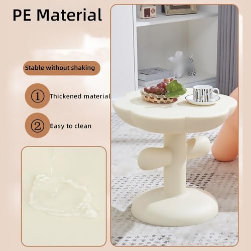 Table basse fleur violette table d'appoint de salon et chambre - 6