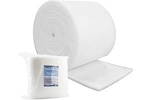 White Koi Pond Filter Pad Fine Bulk Roll for Water Garden Aquariums