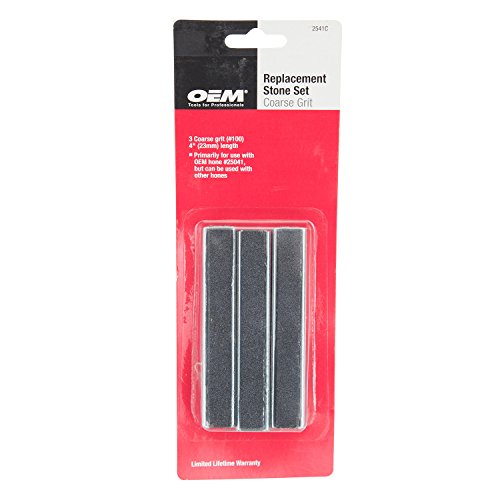 Oemtools 2541C Coarse Grit 4 Inch 3 Piece Replacement Stone Set, Professional Honing Replacement Stones, Honing Stone Tools #TOP1