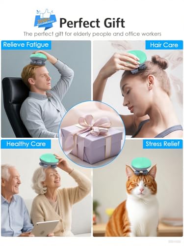 Grattoir pour tête de chat et dos électrique - Usage maison vert