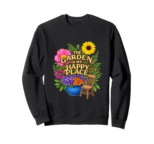 Funny Sying The Garden My Happy Place ����Ȍ��t �g���[�i�[