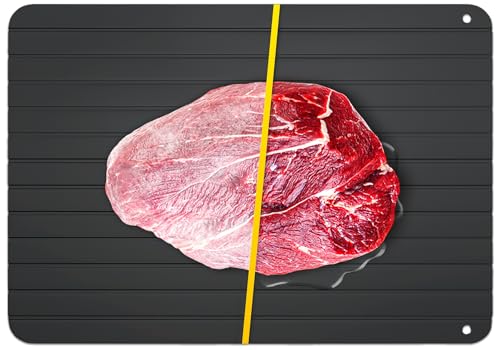 Quick Defrosting Tray for Frozen Meat - Rapid Thaw Defrosting Tray Kitchen Gadgets for Home Thawing Plate - Thawing Tray for Frozen Meat Defrosting Tray Natural Taste - Frozen Food Meat Thawing Board