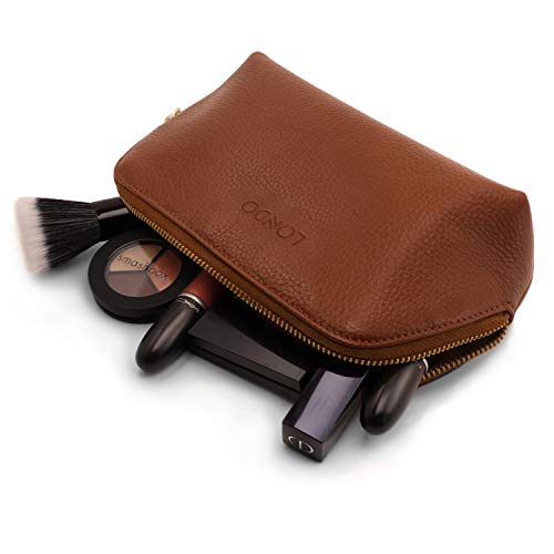 Londo Genuine Leather Makeup Bag Cosmetic Pouch Travel Organizer Toiletry Clutch #TOP1