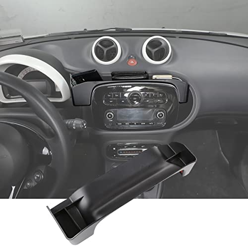 YIWANG ABS Plastic Armrest Center Handbrake Storage Box For Mercedes Benz Smart 453 Fortwo Forfour 2015-2020 Central Console Glove Tray (Style 2)