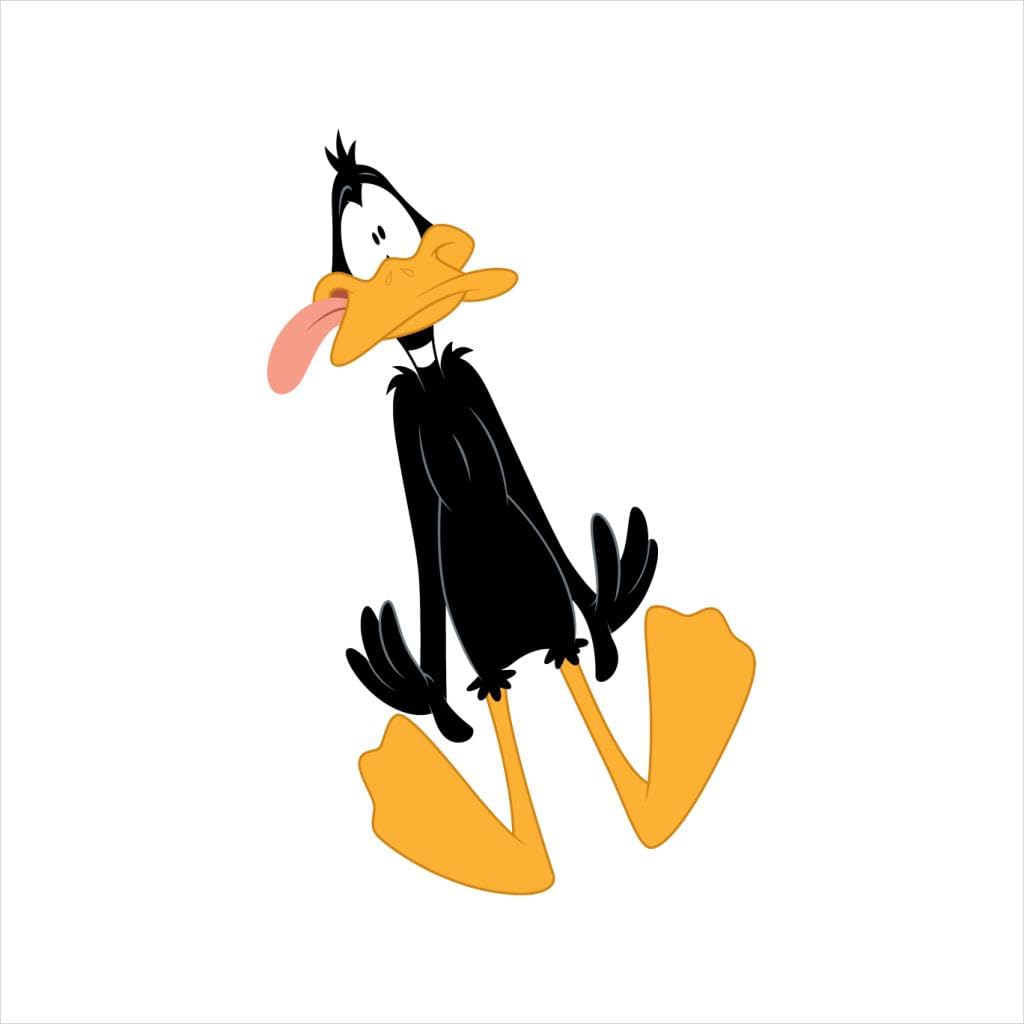 All+Every Looney Tunes Daffy Duck Dumbstruck bluza damska, biały, M
