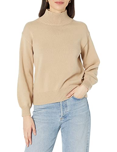 Amazon Essentials Damen Pullover mit Trichterkragen aus Baumwolle...