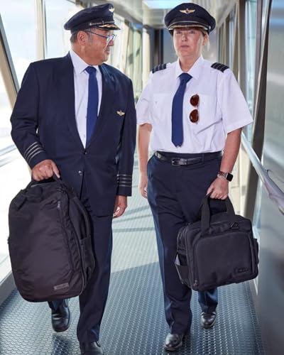 ASA AirClassics® Crew Trip Travel Bag for Pilot Flight Deck Headset Kneeboard iPad Tablet Valuables, Shoulder Bag for Flight Crew Day Trips, Carry-on for Passenger Airline Travel Compact Spacious4