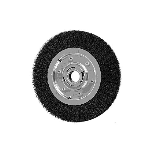 PFERD 81134 Medium Face Crimped Wheel Brush, Carbon Steel Wire, 10