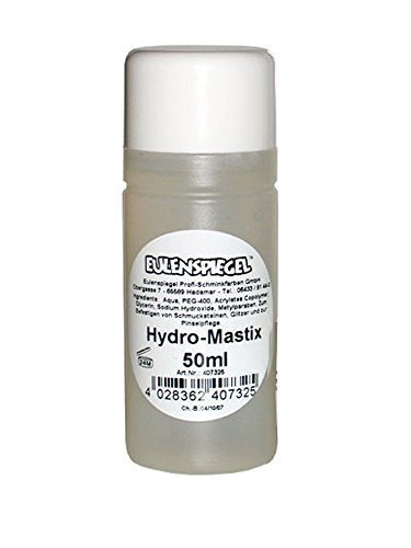 Eulenspiegel 407325 - Hydro-Mastix, professioneller Bühnenkleber, 50 ml, Theater, Halloween, Karneval, Mottoparty