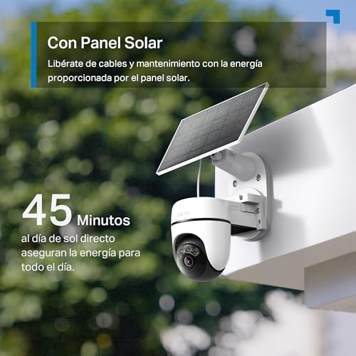 Tapo C610 Kit - Cámara Vigilancia WiFi Exterior 360º, Panel Solar, 2K 3MP - Image 6