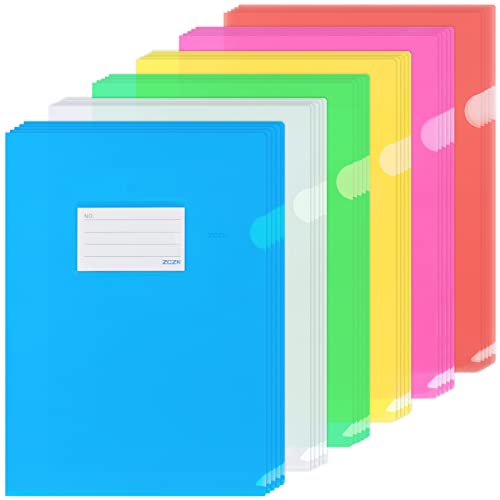 Amazon | ZCZN ファイルホルダー A4 ファイル収納 タグポケット