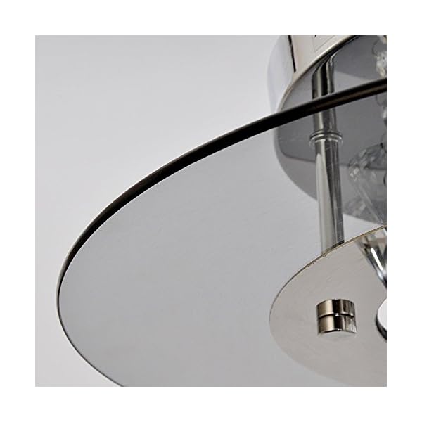 OOFAY LIGHT® Simple and elegant crystal light, 4-head crystal ceiling light for living room, Modern bedroom crystal ceiling light - Image 6