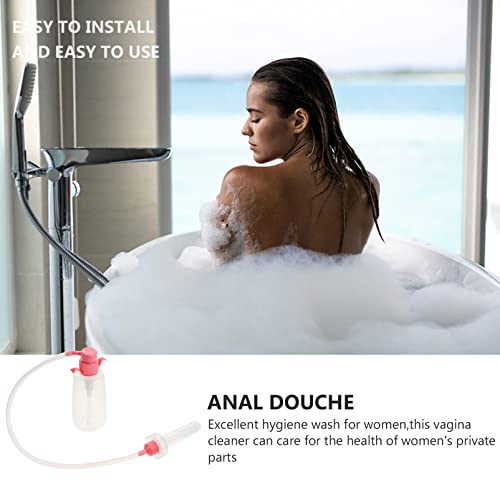 FOMIYES Douche Vaginal Limpador Kit de Limpeza Anal Banheiro Base Bidê Bidê Portátil Garrafa Vazia p
