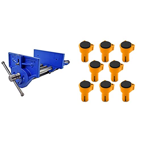 Image of Yost Vises M10WW Rapid Action Woodworking Vise + Bench Dog Accessory Set
