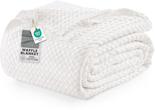 Utopia Bedding Cotton Waffle Blanket