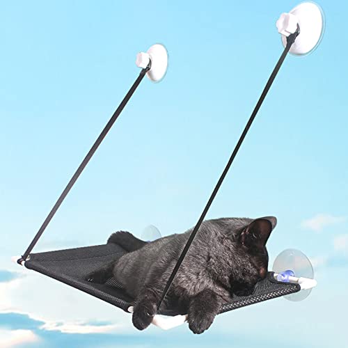 10KG Doppio Gatto Amaca Letto Gatto Lettino Finestra Gatto Piattaforma di salto Ventose Letto Caldo Per Animali Domestici Gatto Che Dorme Casa Morbido Casa-Singolo Grigio