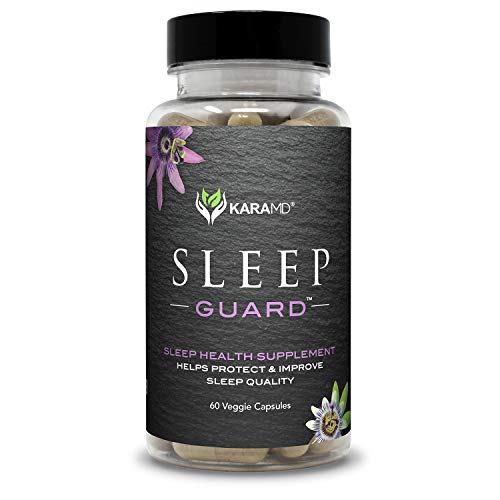 KaraMD Sleep Guard - 30 Servings | Doctor Formulated Natural & Non-GMO Melatonin Sleep Supplement | Enhanced Relaxation, Mood Support & Insomnia Relief for Men & Women | Extra Strength Sleeping Aid